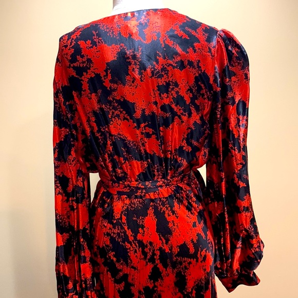 Anthro Caballero Abstract Wrap Dress 3X - Picture 11 of 12